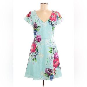 NWT White House Black Market Floral Print A Line Dress